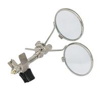 Clip-On Eyeglass Loupes 10X Double Lenses Magnifying Glass Diameter 25mm Rotatable Monocular Magnifier for Watchmakers Jewellers