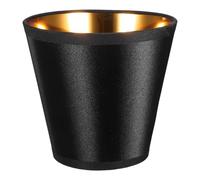 Clip on Fabric Barrel Lampshade for Table and Floor Lamps | Mini Chandelier Style, E27 E14 Fit, Black Cloth Metal Build, Soft Light Diffusion