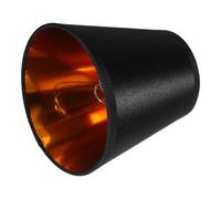 Clip-on Fabric Lamp Shade Mini Barrel Style Black for Lamps | E27 E14 Fit, Cloth and Metal Build, Low Maintenance, Easy Installation for Reading and Dining Areas