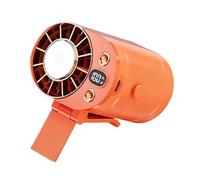 Clip On Fan - 100 Speed Rechargeable Silent Digital Display | Portable Personal Cooling Fan | For Stroller, Travel, Camping, Outdoor Cruise, Beach, Home