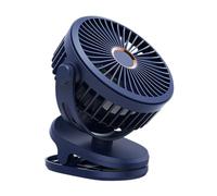 Clip On Fan For Bed | Rechargeable Small Portable Fan - Rotatable Table Cooler, 720 Degree Adjustable Blower, Strong Airflow 4 Speeds For Home