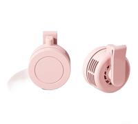 Clip On Fan, Hands Free Neck Fan Green Multi-Purpose Rechargeable Portable Fan 3 Variable Wind Gears 360 Swivel Airflow Light Cool Fan For Workout Camping Trip Outdoor Ventilation(Blossom Pink)