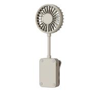 Clip On Fan - Rechargeable Battery Powered, Portable Stroller Fan | Silent Personal Handheld Airflow Cooling, Versatile Flexible Grip Device With Adjustable Speed