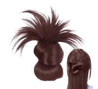 Clip on Feathered Bun Wig, Soft Messy Bun Clip, Lightweight Natural Comfortable Everyday Hairclip for Women Girls Friends Colleagues