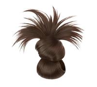 Clip on Feathered Bun Wig | Soft Messy Bun Clip,Lightweight Natural Comfortable Everyday Hairclip for Women Girls Friends Colleagues