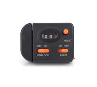 Clip On Fishing Line Meter Counter Digital Display Heavy Duty Clamp for Precise Depth Finding with Push Button Reset for Night Fishing Rods