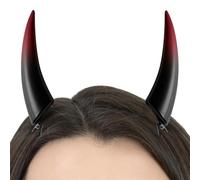 Clip On Ghost Horns Halloween Headpiece Barrettes