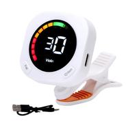Clip On Guitar Tuner 360 Degree Rotating Digital Electronic Acoustic Bass Violin Ukulele Tuners Easy To Use Clip On Electric