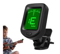 Clip On Guitar Tuner | Rechargeable Bass Tuner Clip On With Digital LCD Display | 360 Degree Rotation Tuning Tool For Bass, Ukulele, Banjo, Violin & String Instruments