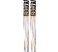 Clip On Hair Tinsel 12 Pieces 50cm Glitter Accessory Tinsel
