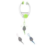 Clip-On Hanging Automatic Plush Mouse Cat Toy,3 Motion Modes Wiggle Shake & Bounce,Cuttable Elastic Cord,One-Touch On/Off,For Indoor Door Frame Mount Kitten Daily Exercise & Boredom Relief-3