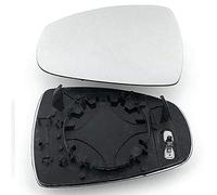 Clip on Heated Base Convex Wing Mirror Glass fits Audi A1 2010 to 2019 Left Passenger Side