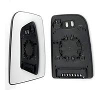 Clip on Heated Base Convex Wing Mirror Glass fits Mercedes Sprinter Long Arm Mirror 2012 to 2024 Left Passenger Side