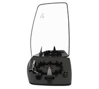 Clip on Heated Base Wide angle Wing Mirror Glass With Blind Sport Alert Lane assist, fits Ford Transit Custom 2014 to 2023 Left Passenger Side