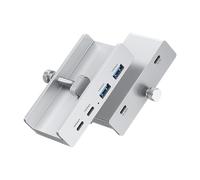 Clip on Hub Prevents Slipping with 10Gbps Data and Multi Device Charging Space Saving Hub