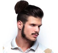 Clip On Instant Man Bun (Black) by L'Vanah (TM)