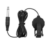 Clip-on Instrument Pickup Guitar Pick-up Mini Transducer With 1/4 Inch Connector 2.4M Cable(A)