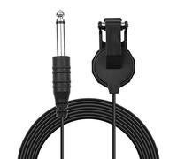 Clip-on Instrument Pickup Guitar Pick-up Mini Transducer with 1/4 Inch Connector 2.4M Cable for Acoustic Guitar Violin Mandolin Ukulele