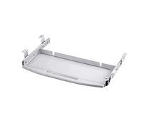 Clip-on keyboard tray, easy to assemble, keyboard tray under the desk, ergonomic sliding and pull-out tray, for keyboard and mouse