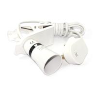 Clip On Lamp Light on a Extension Lead BC B22 Bayonet 2m Cable White