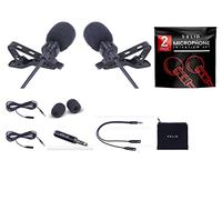 Clip on Lavalier Microphone, Lavalier Lapel Microphone Perfect for Recording Interview/Video Conference/Podcast/Voice Dictation/Phone/Camera/Laptop
