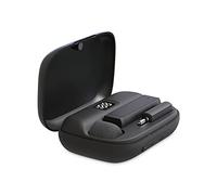 Clip-on Lavalier Microphone with Wireless Charging, 6H Full Charge, 20M Transmitting Distance, BT 5.0+2.4Ghz, Power Bank Function, for Live Streaming, Interview, Video, Conferencing, Online Teaching