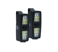 Clip-on LED lamp Six Peaks (x2) Noir TU