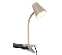 Clip-On Light Beige Pongo LED Clamp Warm Trio R25831143