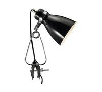 Clip-On Light Black Cyclone Metallic Clamp Reading Lamp Nordlux 73072003
