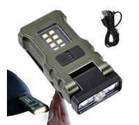 Clip On Light, Rechargeable LED Clip On Headlamp, Rechargeable Hat Flashlight, for Camping Fishing Hiking Walking Construction Inspection Outdoor