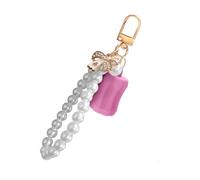 Clip On Lip Balm Keychain Cover Portable Design Easy Installation Wide Compatibility For Gloss Quick Install Gloss Keychain Cover