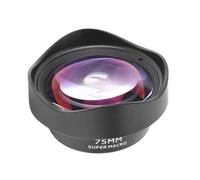 Clip-on Macro Lens 75mm Cell Phone External Macro Lens 10x Magnification Flower Jewelry DSLR Effect Phone Lens Wide Compatibility