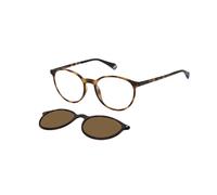 Clip-On Magnetic Sunglasses - unisex - Polaroid - Glasses - Brown - 52 MM - Accessories 52 MM