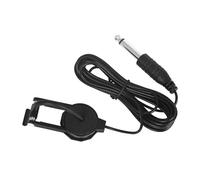 Clip On Microphone Piezo Pickup Violin Acoustic Guitar Ukulele Pickup With 6.35mm Audible And 2.8 Meters Cable