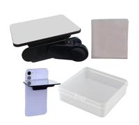 Clip-On Mirror Effect Lens - Smartphone Camera Mirror Reflection Clip Set, Photography Accessories for Creative Content Creators Technology Enthusiasts Users Travel Camping Artistic Expression