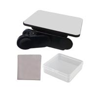 Clip-On Mirror Effect Lens, Smartphone Camera Mirror Reflection Clip Set - Rotating Mobile Phone Accessories for Technology Enthusiasts Users and Social Media Influencers