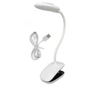 Clip On Nail Gel Dryer Light, 360 Degrees Rotating Manicure Dryer with 9pcs Light Chips, Fast Curing Lamp for Nail Polish, 60S Timing Function, Flexible Gooseneck Design, Stable AB (Purple)