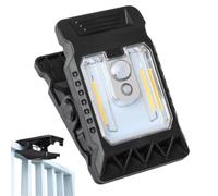 Clip On Outdoor S-Olar Lights,Security So-Lar Lights Outdoor Waterproof,S-Olar Clip Light With Motion Sensor,3 Modes,For Patio Wall Garage Hiking Camp Tent Portable Emergency Lighting, Warm Light