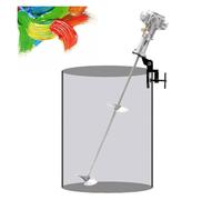 Clip on Pneumatic Agitator, 55 Gallon 3/4HP Pneumatic Paint Stirring Machine, Mixing Capacity 400L, Aluminum Alloy Three Blade Impeller