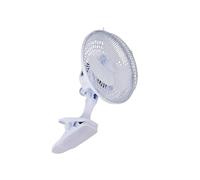 Clip On Portable Desk Fan White 6 Inch/152mm