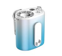 Clip-On Portable Fan USB Rechargeable Personal Cooling Mini Fans 360 Degree Rotation Portable Mini Cooling System with LED Display for Umbrella Office Camping Gym Beach Homes