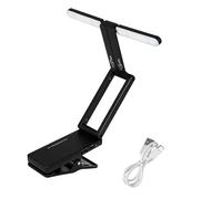Clip On Rechargeable Music Stand Lamp Portable LED Light Folding Clip On Piano Lights Easy To Carry Rechargeable Lamp