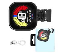 Clip On Rotating Guitar Tuner Electric Universals Digital Electronic Tuners For Bass Ukulele Violin Clip On For Violin Ukulele