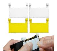 Clip On Sewing Edge Guide, 4 Pieces Measuring Tools, Aid for Fabric Fabrication for Accurate Seamlines, -Sewn, Quilting Edge Finish, DIY Cutter Sewer Sewers