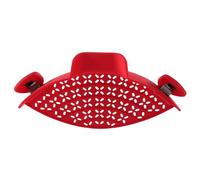 Clip-on Silicone Adjustable Pot Strainers - Heat Resistant, Food Filter | snep Clip Sieve for Spaghetti, Easy Drain Basket for Meat Juices, Non-Slip Pan Side Attachment for Daily Kitchen Use, Dishwash