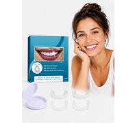 Clip On Smile Veneers, Adjustable Upper & Lower Cosmetic Teeth Covers, Removable Temporary Smile Enhancer, Natural Looking Tooth Covers for Men Women Daily Wear