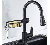 Clip-on Soap Dish for Shower Rail, Adjustable Stainless Steel Soap Tray