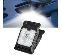 Clip on Solar Lights,73Leds Solar Light Outdoor Clip Motion Sensor Lights Security Light 3 Modes,for Patio Wall Garage Hiking Camp Tent Portable Emergency Lighting (LED)