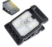 Clip on Solar Lights Outdoor Motion Sensor - 160g Home Security Lighting, Solar Light Outdoor, Waterproof Solaar Lights Clip on | Security Lighting for Gate Patio Backyard Camping Fence Garden Home