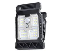 Clip on Solar Lights Outdoor Motion Sensor - Professional Premium Waterproof Security Lighting for Gate Patio Deck Backyard Camping Fence Garden Home Adjustable Mount Wireless Dusk to Dawn Auto On Off